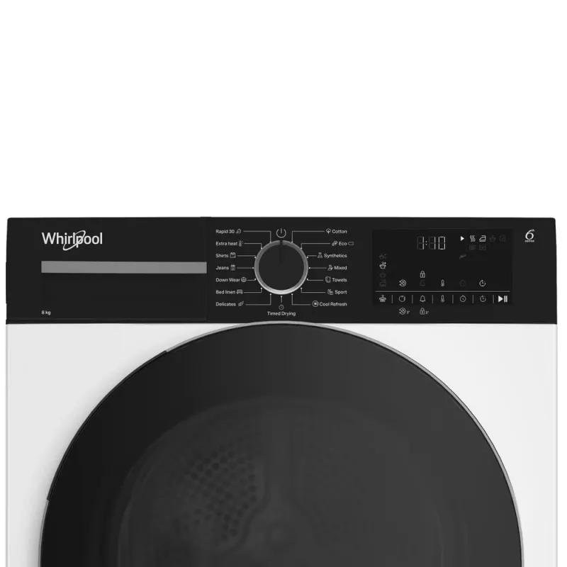 Whirlpool WPS D8 WBS EE Heat Pump Dryer 8 kg Front Loading White