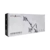 White Shark AKHENATEN-II GMS-3212 Dual Monitor Mount – Gas Spring, Desk Clamp/Grommet, 17-32 inch, 9kg per arm, Black