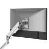 White Shark AKHENATEN-II GMS-3212 Dual Monitor Mount – Gas Spring, Desk Clamp/Grommet, 17-32 inch, 9kg per arm, Black