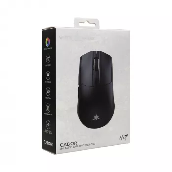 White Shark CADOR-B WGM-5020 Wired RGB Gaming Mouse, Black