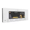 White Shark EXCALIBUR-B TKL Mechanical Gaming Keyboard, KTT Wine Red Linear Hot-Swap, Per-Key RGB, Black