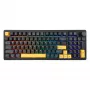 White Shark EXCALIBUR-B TKL Mechanical Gaming Keyboard, KTT Wine Red Linear Hot-Swap, Per-Key RGB, Black
