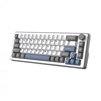 White Shark EXCALIBUR M Mechanical Keyboard (GK-009251) with Outemu Blue Switches, RGB Backlight, US Layout, White