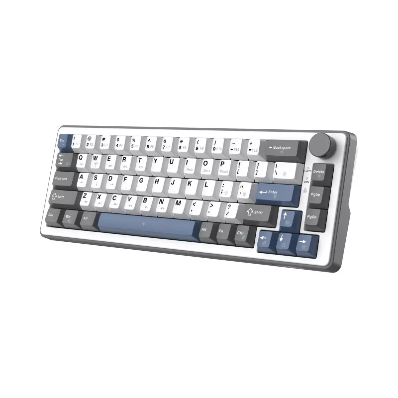 White Shark EXCALIBUR M Mechanical Keyboard (GK-009251) with Outemu Blue Switches, RGB Backlight, US Layout, White