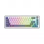 White Shark EXCALIBUR M Mechanical Keyboard (GK-009251) with Outemu Blue Switches, RGB Backlight, US Layout, White
