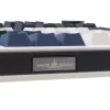 White Shark EXCALIBUR-W Mechanical Gaming Keyboard, 75% Layout, KTT Wine Red Hot-Swap, Per-Key RGB, Wired, White