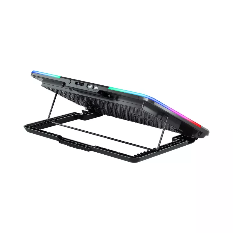 White Shark ICE BLADE GCP-96 Dual Fan Laptop Cooling Pad with Blue LED, Supports up to 17 inch, 5 Adjustable Positions