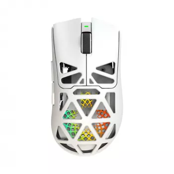 White Shark MORIEN WGM-5025 Wired Gaming Mouse, Up to 12800 DPI, RGB, White
