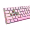White Shark NUNCHAKU-P-US-RED.SW TKL Mechanical Gaming Keyboard - 87 Keys, Outemu Red Switches, RGB Backlit, Pink