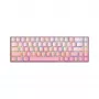 White Shark NUNCHAKU-P-US-RED.SW TKL Mechanical Gaming Keyboard - 87 Keys, Outemu Red Switches, RGB Backlit, Pink