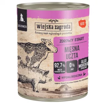 WIEJSKA ZAGRODA Puppy Meat Feast Wet Dog Food 800g