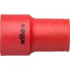 Wiha 43024 Insulated Ratchet and Socket Set, 1/2 inch Drive, 21-Piece, VDE Certified, Red/Yellow