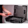 WIHA 44685 Socket and Bit Set 1/4 inch & 1/2 inch, 60-Piece with 2 Ratchets and Screwdriver Handle, in L-BOXX