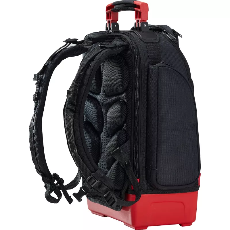 Wiha 45528 Electrician's Tool Backpack Set, 28-Piece, 385 x 260 x 530 mm, Black/Red