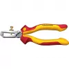 WIHA Professional Electric Automatic Insulation Stripper 0.08-16 mm² (28-5 AWG), Red/Yellow, 160 mm
