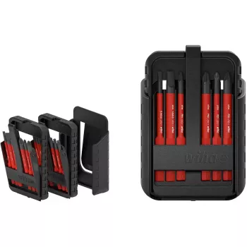 Wiha VDE Interchangeable Blade Screwdriver Set 12-Piece slimBit electric SB2831B951