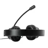 WINX CALL Clear 3.5mm Headset Wired On-Ear with Noise-Cancelling Mic, Volume Control, Leatherette Cushions - Black