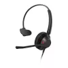 WINX CALL Pro 2 Mono AI Noise Cancelling Headset Wired USB-A with Rotatable Mic Boom, In-line Controls, Soft PU Leather Ear Cushion, Black