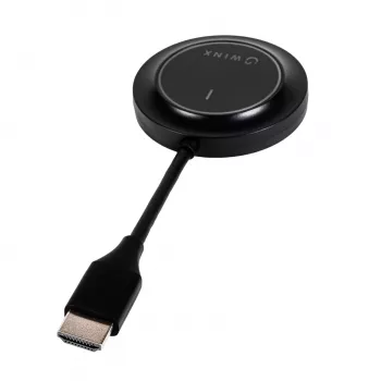 WINX CAST More HDMI Wireless Display Transmitter, 5G, 1080p@60Hz, 30m, USB-C Powered, Black