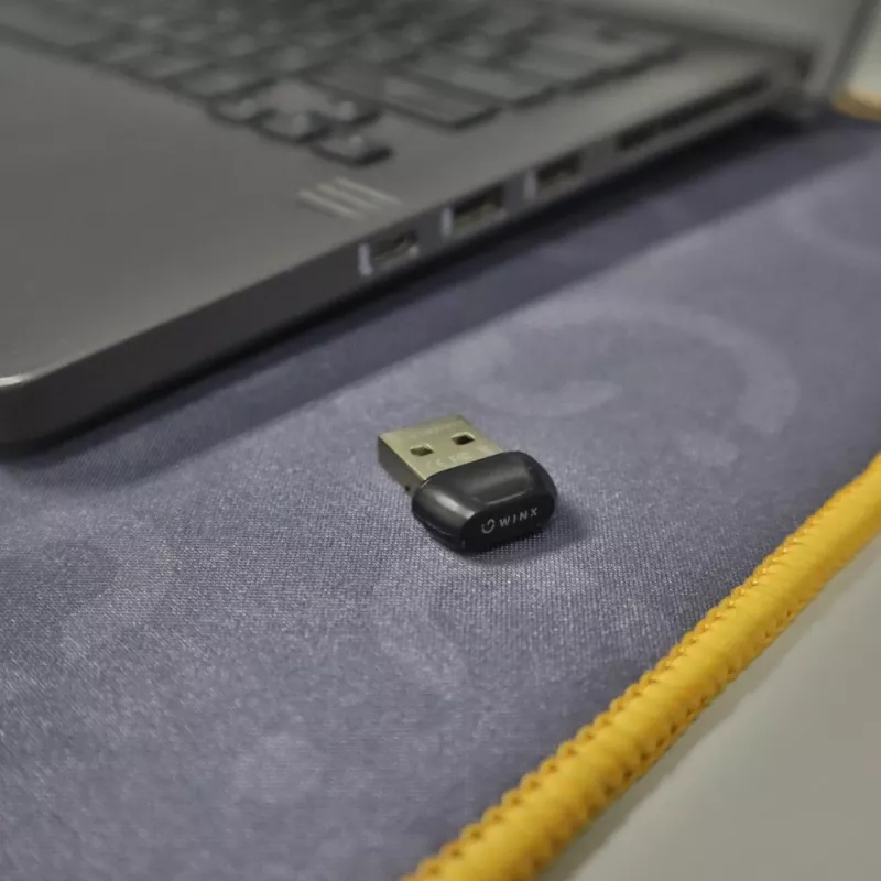 WINX CONNECT Simple Bluetooth 5.1 Adapter USB Nano Dongle for PC and Laptop