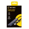 WINX CONNECT Simple USB/Type-C Hub, 3x USB-A 5Gbps + USB-C PD 100W, Space Grey