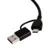 WINX CONNECT Simple USB/Type-C Hub, 3x USB-A 5Gbps + USB-C PD 100W, Space Grey