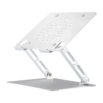 WINX DO Ergo Multi-Adjustable Laptop Stand, Aluminium, Silver, 10-17 inch, Foldable, Height & Angle Adjustable