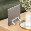 WINX DO Ergo Vertical Laptop Stand - Space Grey Aluminium, Adjustable Width 10-30mm, Anti-Slip, Desktop Organiser