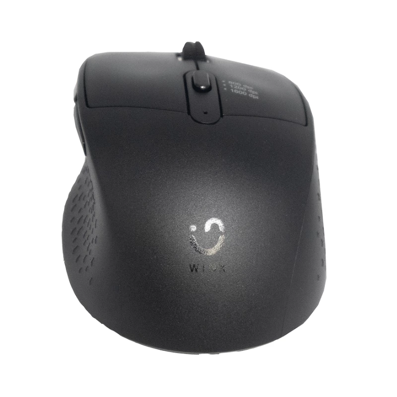 WINX DO Simple Wireless Mouse WX-KB102, 2.4 GHz, 3-Button Optical, 1600 DPI, Ambidextrous, Black