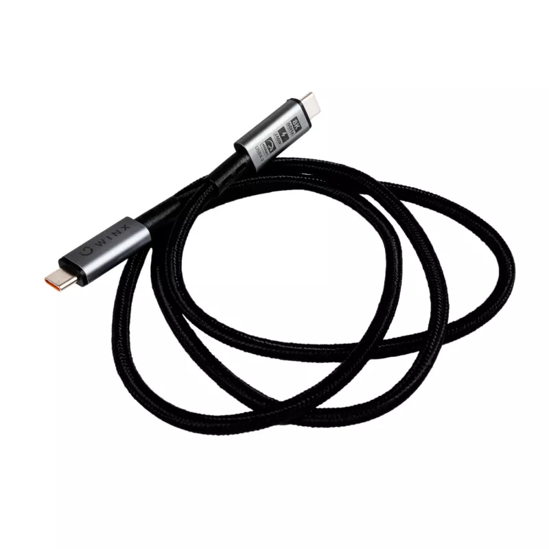 WINX LINK Pro Type-C 1m Cable 100W PD USB 2.0 480Mbps Black
