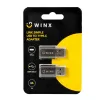 WINX LINK Simple USB to Type-C Adapter Dual Pack (USB-A Male to USB-C Female, 5Gbps, 15W, Space Grey, 2-Pack)