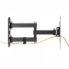 WINX MOUNT Pro Full Motion TV Bracket for 32 inch-70 inch TVs, Dual Arm, 40kg, VESA up to 600x400, Black