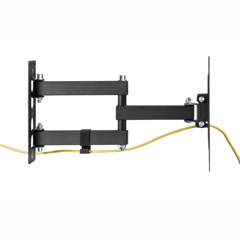 WINX MOUNT Pro Full Motion TV Bracket for 32 inch-70 inch TVs, Dual Arm, 40kg, VESA up to 600x400, Black