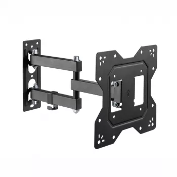 WINX MOUNT Pro Full Motion TV Bracket for 32 inch-70 inch TVs, Dual Arm, 40kg, VESA up to 600x400, Black