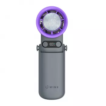 WINX MOVE Cool High-Speed Handheld Fan - 10,000 RPM, 3-Speed, USB-C Rechargeable, 2000 mAh, White