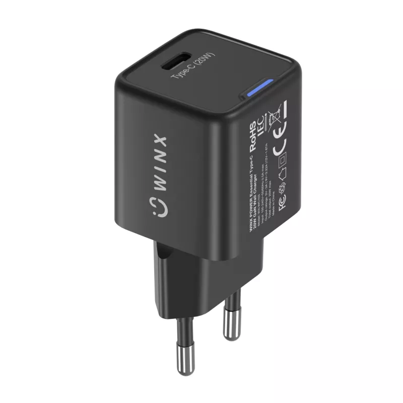 WINX POWER Essential Type-C 20W GaN Wall Charger - White