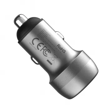 WINX POWER Fast 89W Car Charger - USB-C PD 67W + USB-A QC 18W, Black