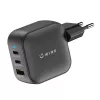 WINX POWER Max 65W GaN Wall Charger - 2x USB-C PD, 1x USB-A QC, Black