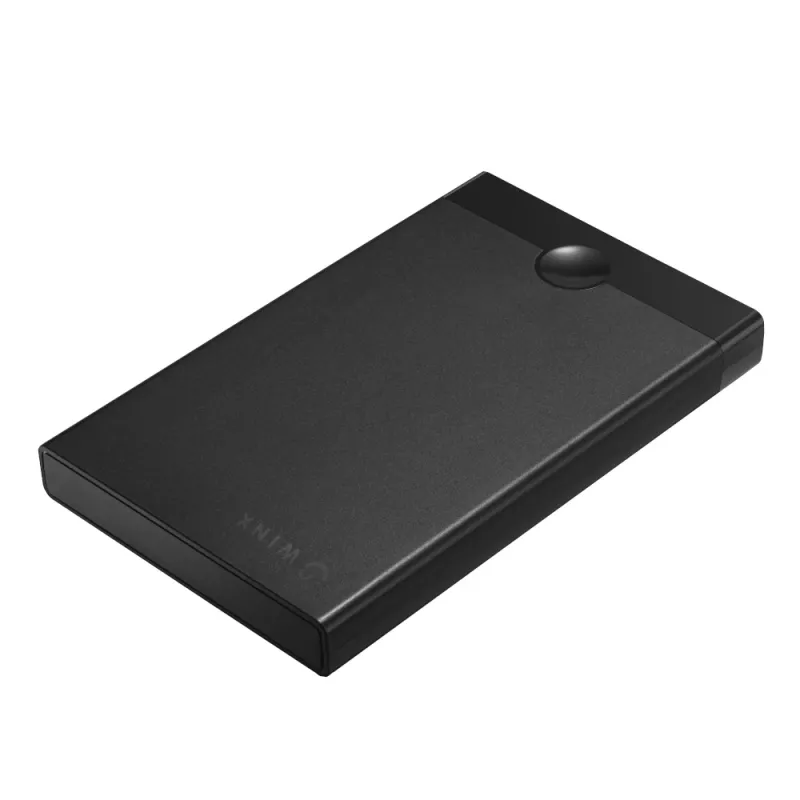 WINX STORE Fast 2.5 USB 3.2 Gen 1 SATA HDD/SSD Enclosure, Tool-Free, Black