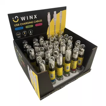 WINX USB-C to USB-A Charging & Data Cable 1.2m Black