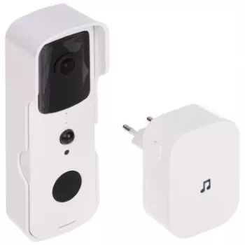 ATLO V2 Wireless Doorbell with Camera – 1080p Full HD, 166° Wide-Angle, IP65, Dual Power, Tuya Smart