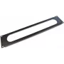 Wirewin 19 inch 2U Cable Entry Panel without Brush, Black RAL9005 (KDP 2HE OB BL)
