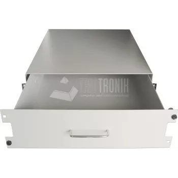Wirewin DRAWER 500 2U 19-Inch Rack Drawer, Lockable, Steel, Black