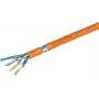 Wirewin VKW SFTP K7 LSOH3 1000SXB Cat.7 S/FTP Bulk Network Cable, 1000 m, Orange, LSOH3 Jacket, Solid Bare Copper, 23 AWG, 600 MHz, 10 Gbps