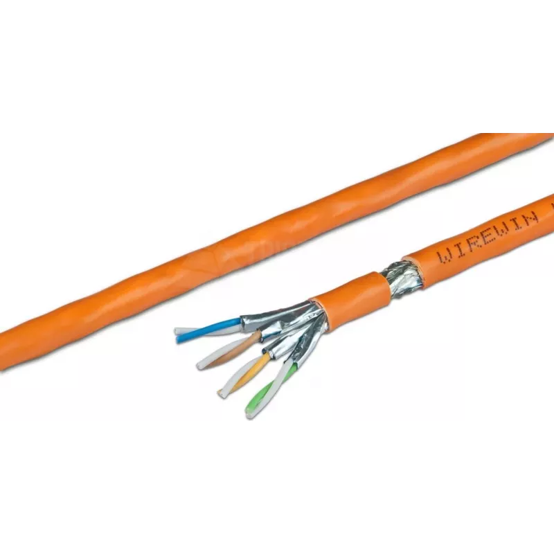 Wirewin VKW SFTP K7 LSOH3 250SXB Cat.7 S/FTP Bulk Cable 250m Orange