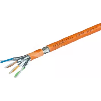 Wirewin VKW SFTP K7 LSOH3 250SXB Cat.7 S/FTP Bulk Cable 250m Orange