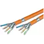 Wirewin VKW SFTP K7 LSOH3 500DXB Cat.7 S/FTP Bulk Network Cable, 500 m, Orange, LSOH3