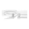 WKK PA66 Natural Cable Ties 100 x 2.5 mm, 100-Pack, Self-Locking, UL94 V2
