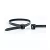 WKK UV-Stabilized Black Nylon Cable Ties 100 x 2.5 mm, 100 Pack