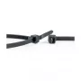 WKK UV-Stabilized Black Nylon Cable Ties 100 x 2.5 mm, 100 Pack